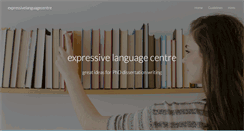 Desktop Screenshot of expressivelanguagecentre.com